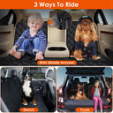 Heavy-Duty Waterproof Dog Car Seat Cover (Includes Safety Belt)