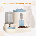 2-in-1 Whale Automatic Pet Feeder & Waterer - Gravity Feeding Station | BPA-Free