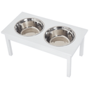Elevated Dog Feeder - 10' Raised Station with 2 Stainless Steel Bowls | GianfiStore™