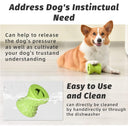 Indestructible Natural Rubber Dog Chew Toy - Durable Dental Toy for Aggressive Chewers