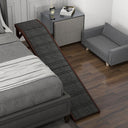 74' Extra-Long Wooden Pet Ramp with Landing Platform - Gentle Slope for High Beds | Solid Pine Wood