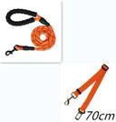 Reflective Nylon Rope Dog Leash - Heavy-Duty Climbing Rope Lead with Padded Handle