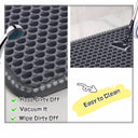 Double-Layer Cat Litter Mat - Waterproof Honeycomb Trapper | Easy-Clean & Paw-Friendly