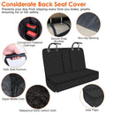 Heavy-Duty Waterproof Dog Car Seat Cover (Includes Safety Belt)