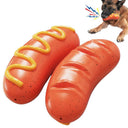 3-in-1 Squeaky Dog Chew Toy - Indestructible Dental Molar Cleaner for Aggressive Chewers