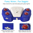 Step-On Dog Water Fountain - Interactive Outdoor Sprinkler & Drinking Station for Medium & Large Dogs