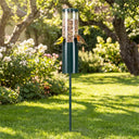 Premium Squirrel-Proof Standing Bird Feeder - 10lb Large Capacity 4-Port Metal Design