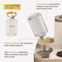 2-in-1 Whale Automatic Pet Feeder & Waterer - Gravity Feeding Station | BPA-Free