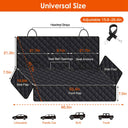Heavy-Duty Waterproof Dog Car Seat Cover (Includes Safety Belt)