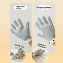 2-in-1 Pet Grooming & Massage Glove - Double-Sided Deshedding Tool for Dogs & Cats