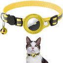 Reflective AirTag Safety Collar - Waterproof Durable Nylon Tracker Case for Dogs & Cats