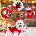 Santa Rider Dog & Cat Costume - Funny Christmas Pet Cosplay Outfit