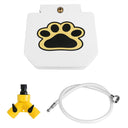 Step-On Dog Water Fountain - Heavy-Duty Iron Outdoor Hydration Toy | Paw Pedal for Large Dogs