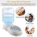 Gravity Self-Dispensing Pet Water Station - 1 Gallon BPA-Free Auto Refill Dispenser