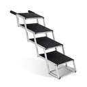 Ultra-Lightweight Folding Dog Stairs - Aluminum Pet Steps for SUVs & Trucks | Supports 250lbs