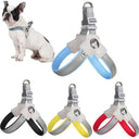 Reflective No-Pull Dog & Cat Harness Set - Adjustable Comfort Vest with Leather Leash