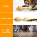 Interactive LED Magic Mouse Cat Toy - Automatic USB Rechargeable Hunter with Realistic Sounds