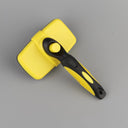 One-Click Self-Cleaning Slicker Brush - Automatic Retractable Pet Grooming Tool