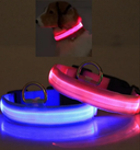 LED Pet Safety Halo Collar - USB Rechargeable High-Visibility Light-Up Loop