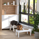 Elevated Dog Feeder - 10' Raised Station with 2 Stainless Steel Bowls | GianfiStore™