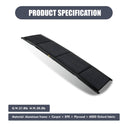 71 Inch Extra Long Quad-Fold Dog Ramp - Heavy Duty Aluminum | Supports 250lbs for SUV & Truck
