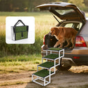 Ultra-Lightweight Folding Dog Stairs - Aluminum Pet Steps for SUVs & Trucks | Supports 250lbs