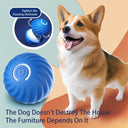 Interactive Smart Bouncing Ball - Automatic Self-Moving Dog Toy with Noise-Reducing Cover