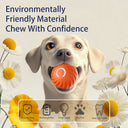 Interactive Smart Bouncing Ball - Automatic Self-Moving Dog Toy with Noise-Reducing Cover