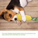 Indestructible Squeaky Corn Dog Toy - Tough Dental Chew for Aggressive Chewers | Bite-Resistant TPR