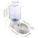 Gravity Self-Dispensing Pet Water Station - 1 Gallon BPA-Free Auto Refill Dispenser