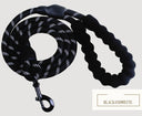 Reflective Nylon Rope Dog Leash - Heavy-Duty Climbing Rope Lead with Padded Handle
