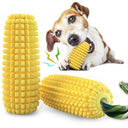Indestructible Squeaky Corn Dog Toy - Tough Dental Chew for Aggressive Chewers | Bite-Resistant TPR