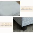 Modern Luxury Dog Sofa with Hidden Storage - Orthopedic Foam Bed for Small Pets