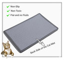 Double-Layer Cat Litter Mat - Waterproof Honeycomb Trapper | Easy-Clean & Paw-Friendly