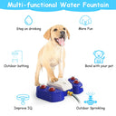 Step-On Dog Water Fountain - Interactive Outdoor Sprinkler & Drinking Station for Medium & Large Dogs