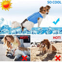 Dog Cooling Vest - Instant Summer Heat Relief Jacket | Breathable Evaporative Cooling Gear