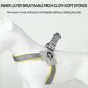 Reflective No-Pull Dog & Cat Harness Set - Adjustable Comfort Vest with Leather Leash