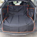 Heavy-Duty Universal Pet Car Cover - 2-in-1 Waterproof Trunk & Rear Seat Protector