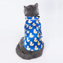 Duck Home Wear Soft Dog Pajamas - Warm Winter Onesie for Dogs & Cats
