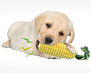 Indestructible Squeaky Corn Dog Toy - Tough Dental Chew for Aggressive Chewers | Bite-Resistant TPR