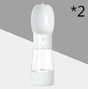 2-in-1 Adventure Flask - Portable Water Dispenser & Snack Container for Dogs & Cats