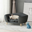 Orthopedic Calming Dog Bed - Ultra-Soft Plush Donut Nest for Anxiety Relief